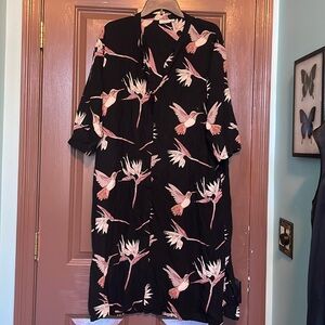 Masai Copenhagen mandarin collar shirt dress L